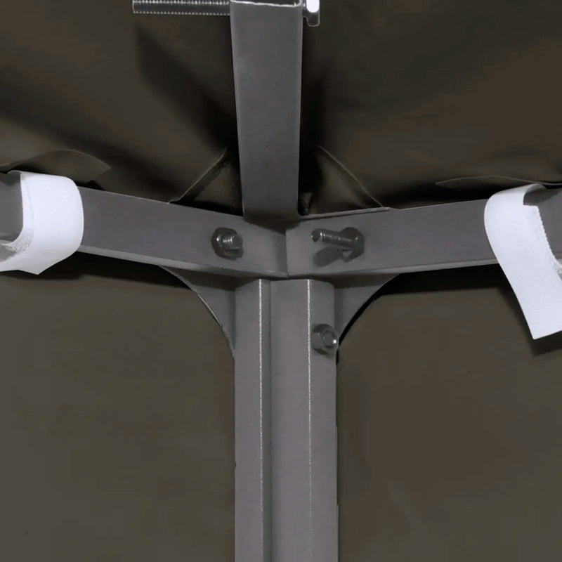 2-Tier Gazebo Top Cover 310 g/m�� 4x3 m Taupe