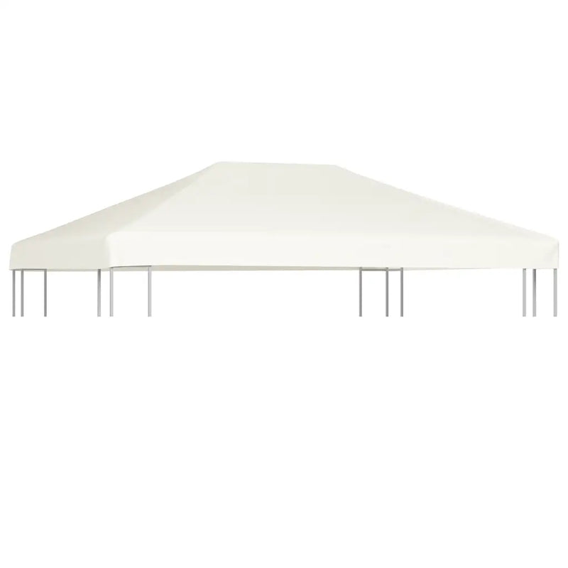 Gazebo Top Cover 310 g/m�� 4x3 m Cream White