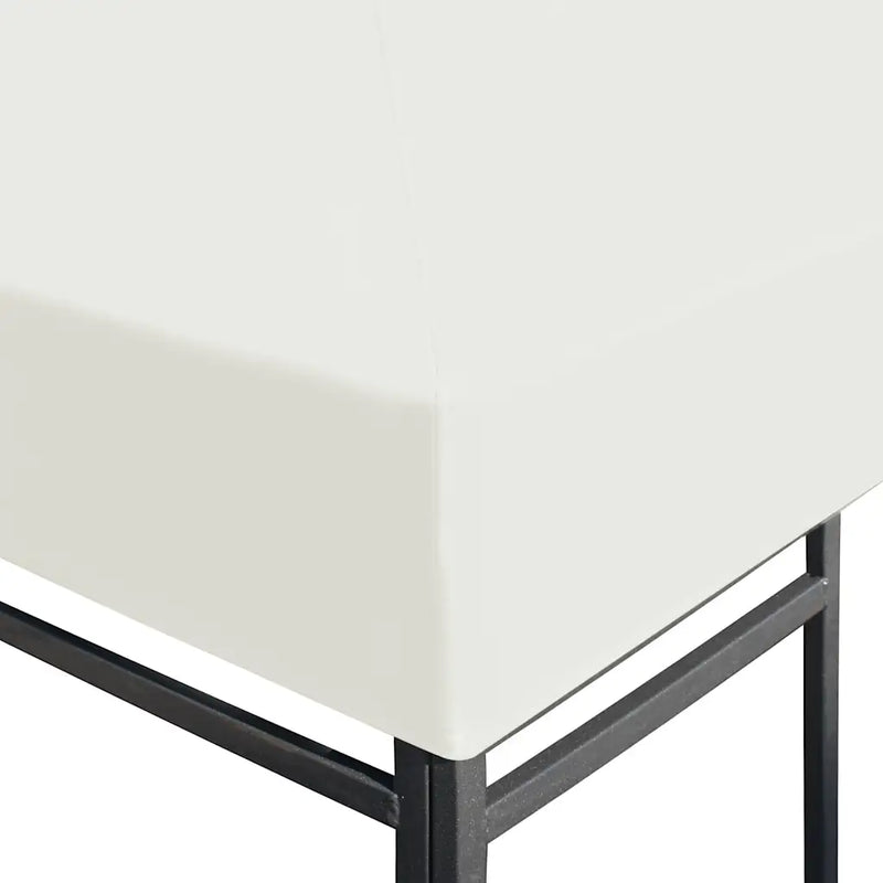 Gazebo Top Cover 310 g/m�� 4x3 m Cream White