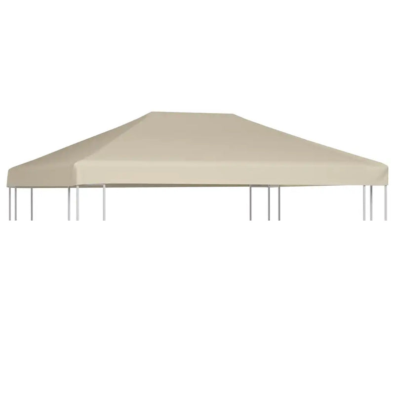 Gazebo Top Cover 310 g/m�� 4x3 m Beige