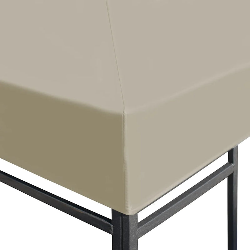 Gazebo Top Cover 310 g/m�� 4x3 m Beige