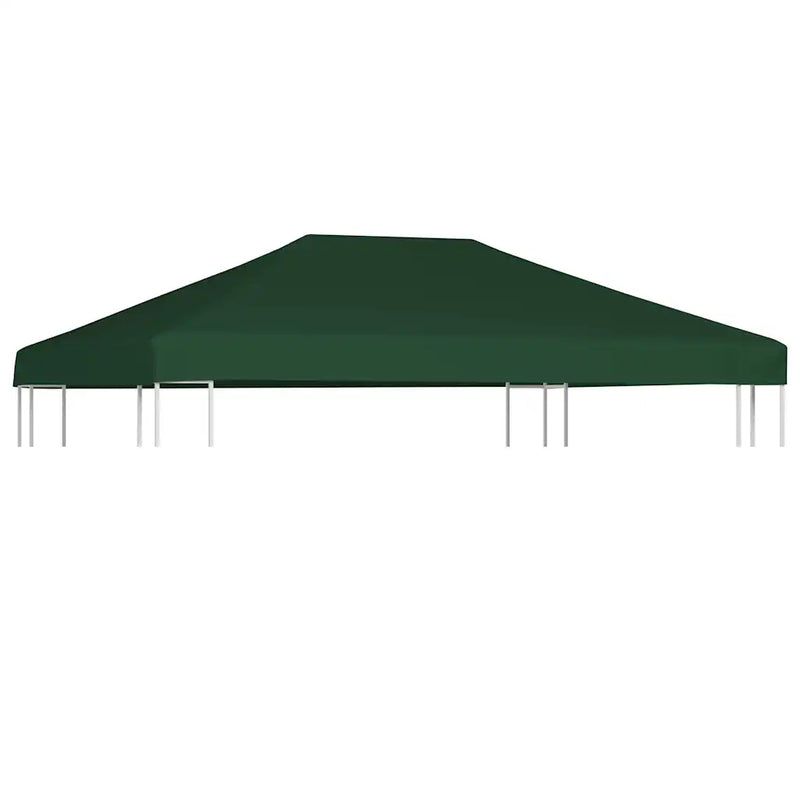 Gazebo Top Cover 310 g/m�� 4x3 m Green