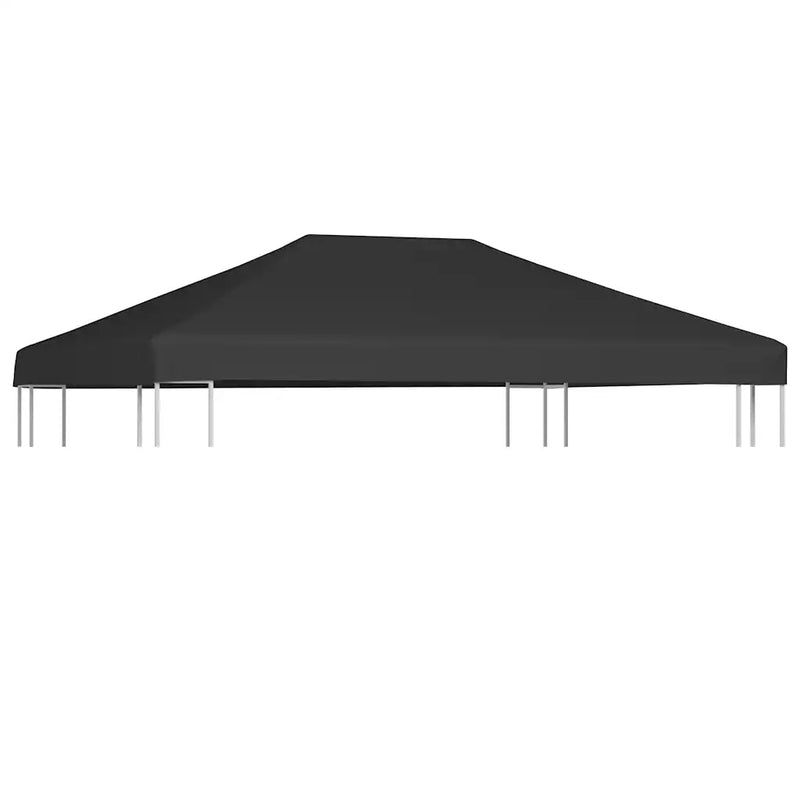 Gazebo Top Cover 310 g/m�� 4x3 m Grey