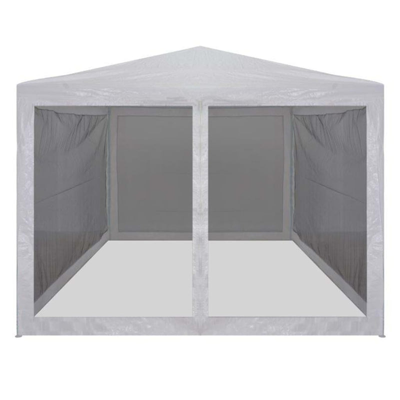 vidaXL Party Tent with 4 Mesh Sidewalls 3x3 m