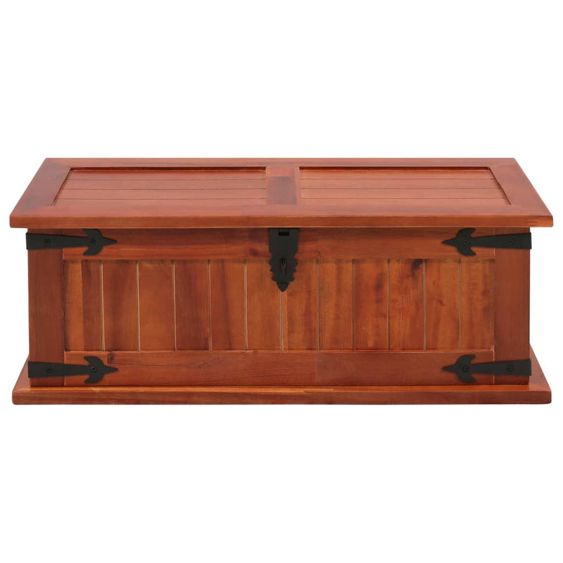 Storage Chest 60x25x22 cm Solid Acacia Wood