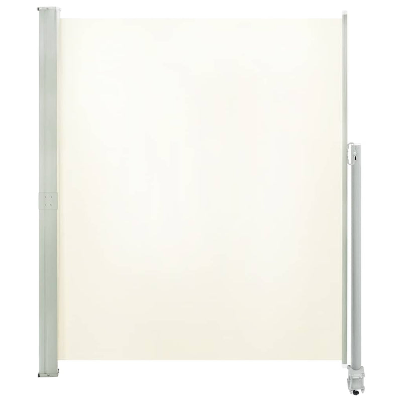 vidaXL Patio Retractable Side Awning 160 x 300 cm Cream