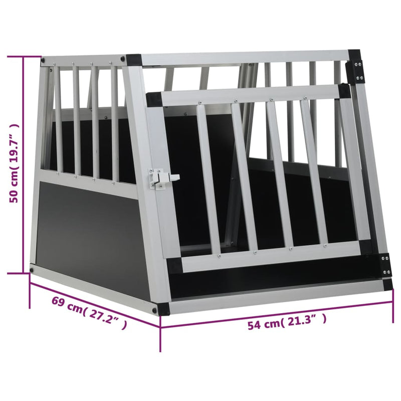 vidaXL Dog Cage with Single Door 54x69x50 cm
