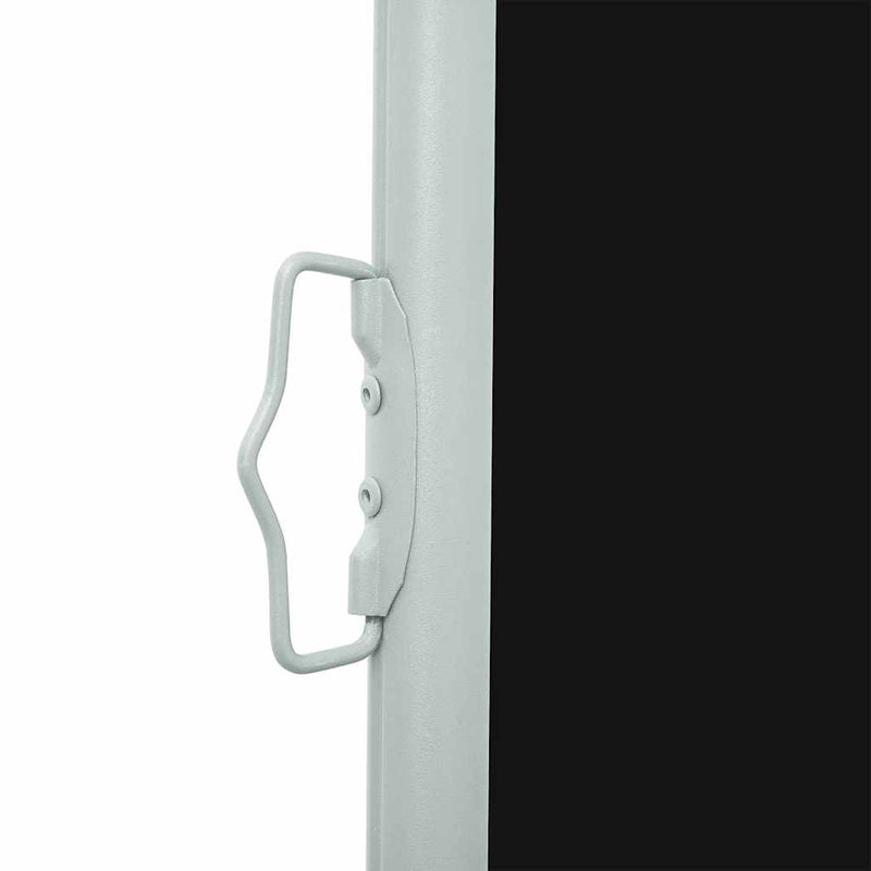 vidaXL Retractable Side Awning 160 x 500 cm Black