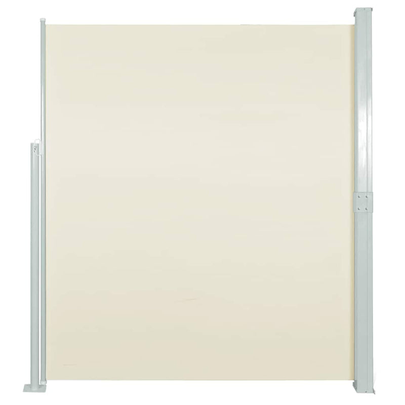 vidaXL Retractable Side Awning 160 x 500 cm Cream