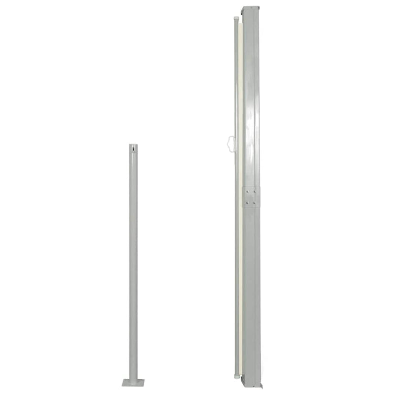 vidaXL Retractable Side Awning 160 x 500 cm Cream