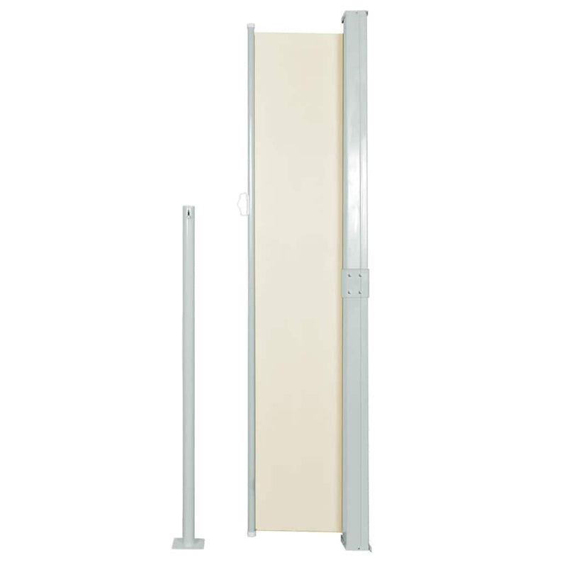 vidaXL Retractable Side Awning 160 x 500 cm Cream