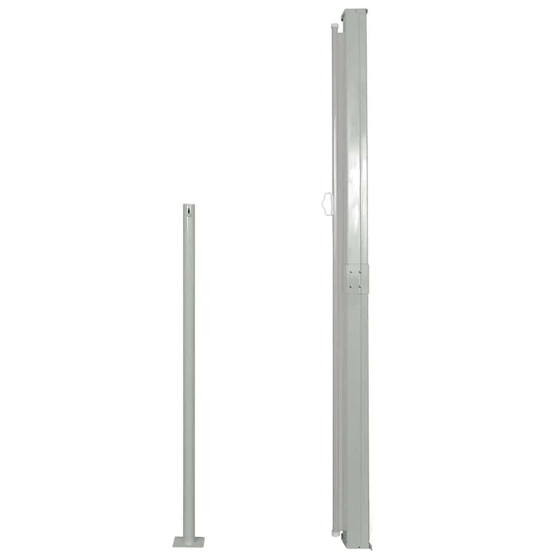 vidaXL Retractable Side Awning 160 x 500 cm Grey