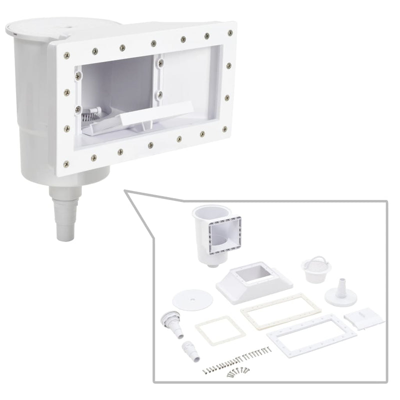 vidaXL 11 Piece Wide-mouth Pool Skimmer 34.3x25x30.5 cm