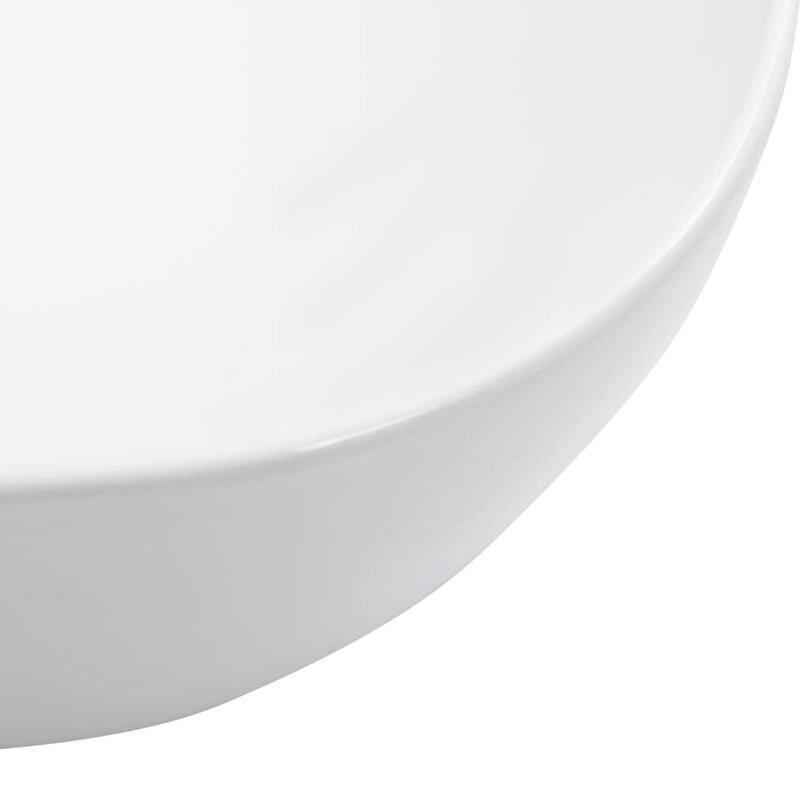 vidaXL Wash Basin 45,5x32x13 cm Ceramic White