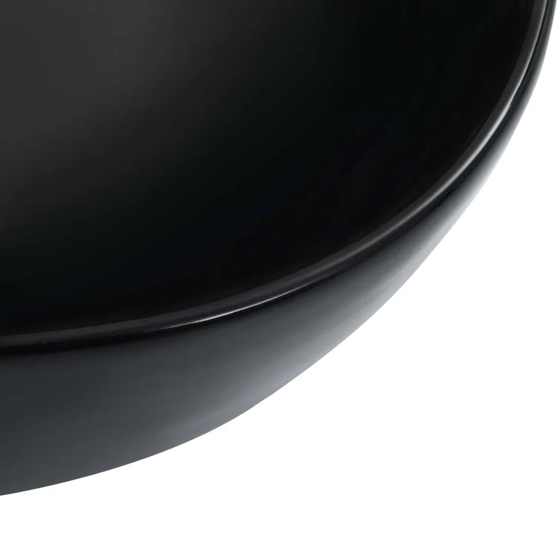 Wash Basin 45,5x32x13 cm Ceramic Black