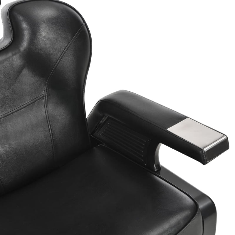 vidaXL Barber Chair Black 72x68x98 cm Faux Leather