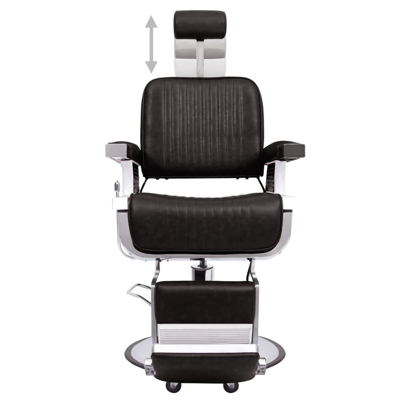 vidaXL Barber Chair Black 68x69x116 cm Faux Leather