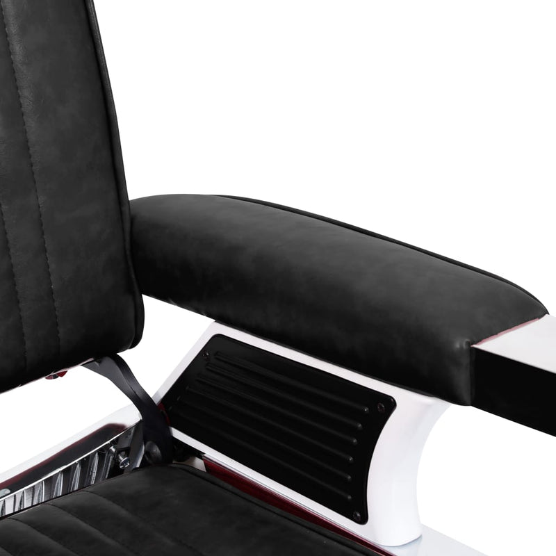 vidaXL Barber Chair Black 68x69x116 cm Faux Leather