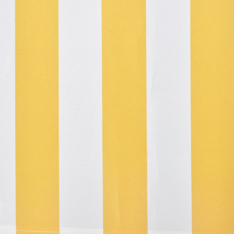 Folding Awning Manual Operated 300 cm Yellow/White