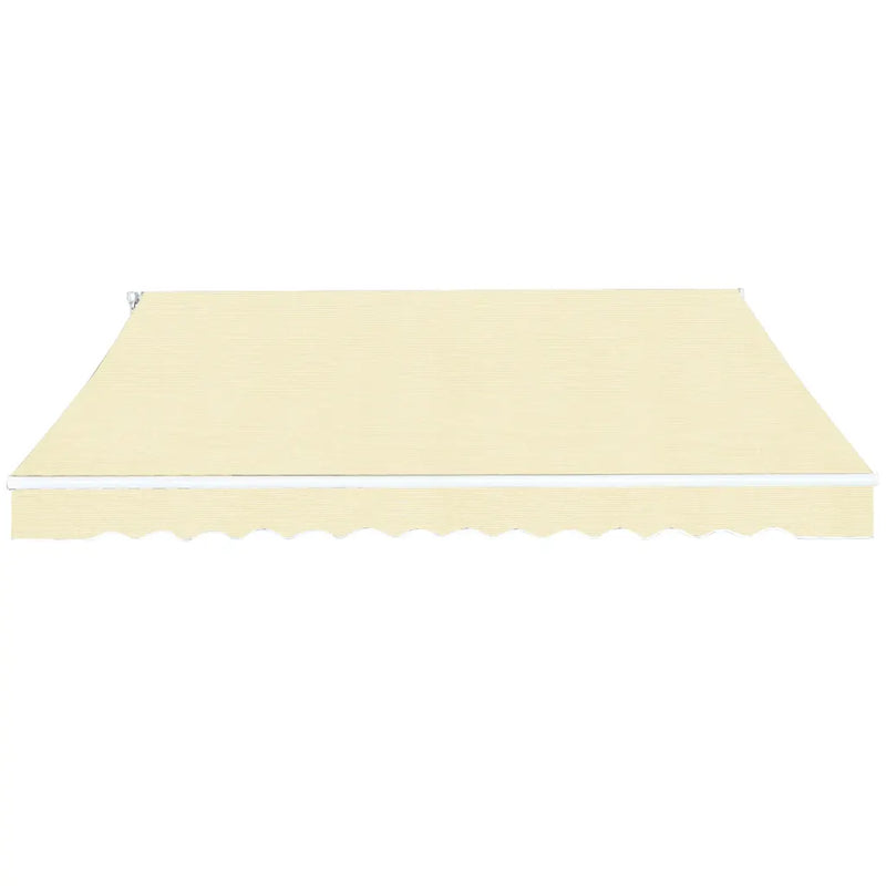 Folding Awning Manual Operated 400 cm Cream