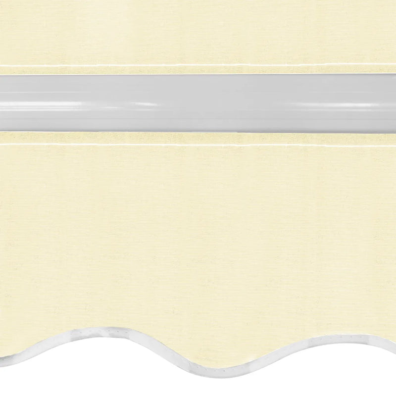 Folding Awning Manual Operated 400 cm Cream