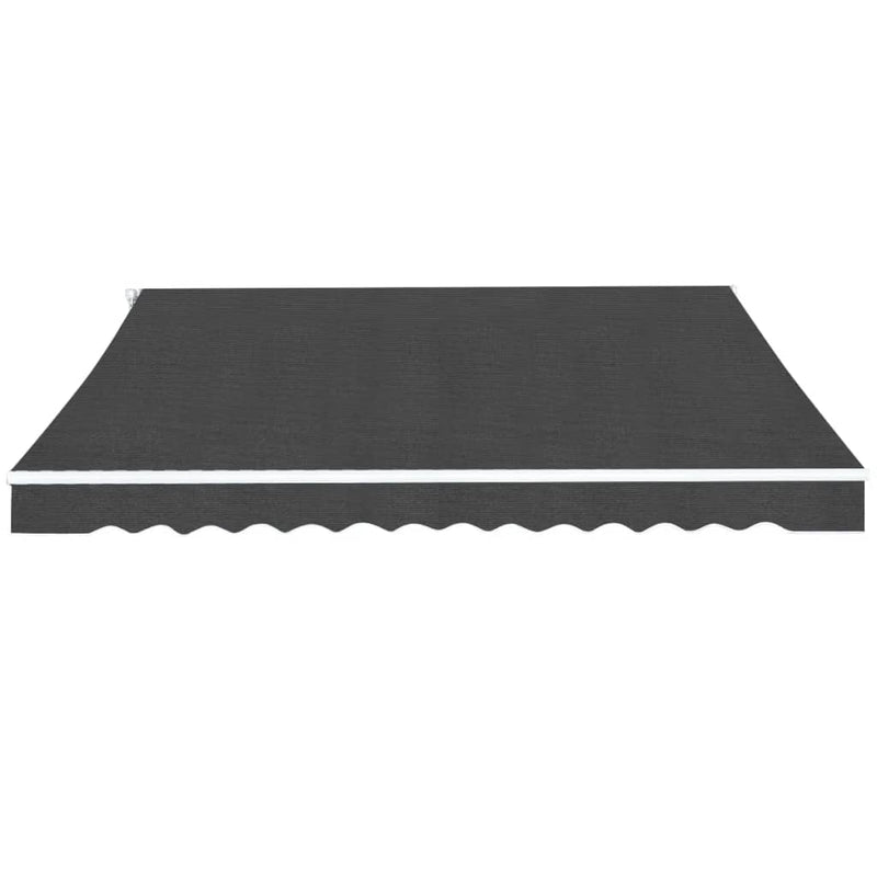 vidaXL Folding Awning Manual Operated 400 cm Anthracite