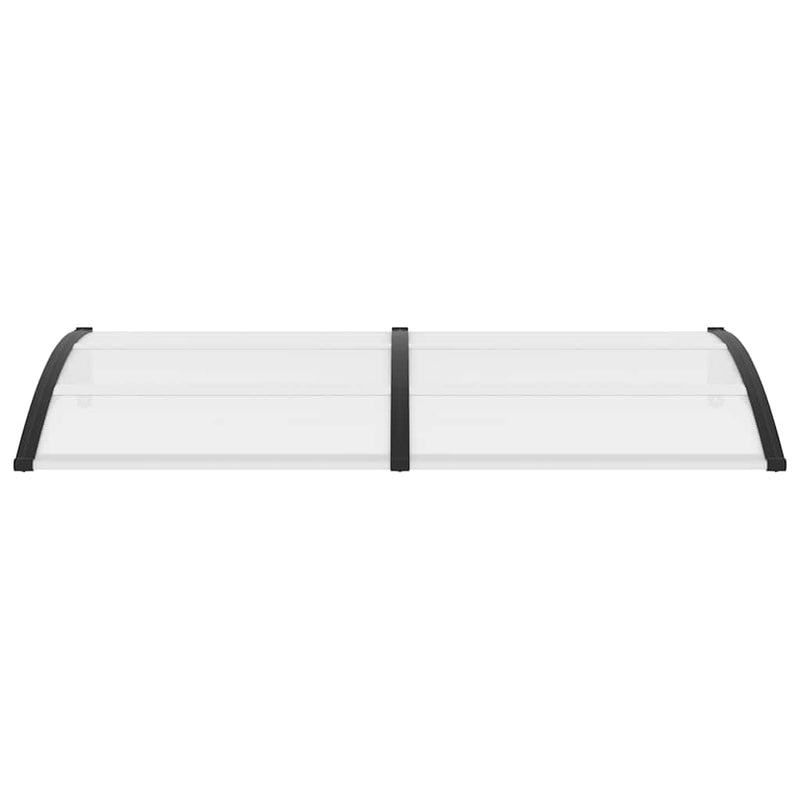 vidaXL Door Canopy Black 200x100 cm PC