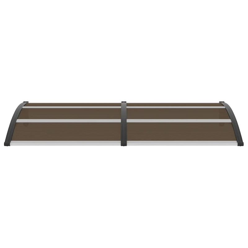 vidaXL Door Canopy Black 200x100 cm PC
