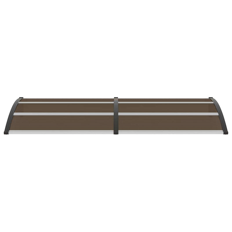 vidaXL Door Canopy Black 240x100 cm PC