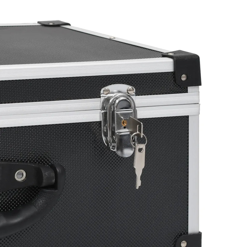 CD Case for 60 CDs Aluminium ABS Black