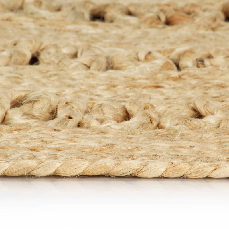 vidaXL Handmade Rug Braided Jute 90 cm