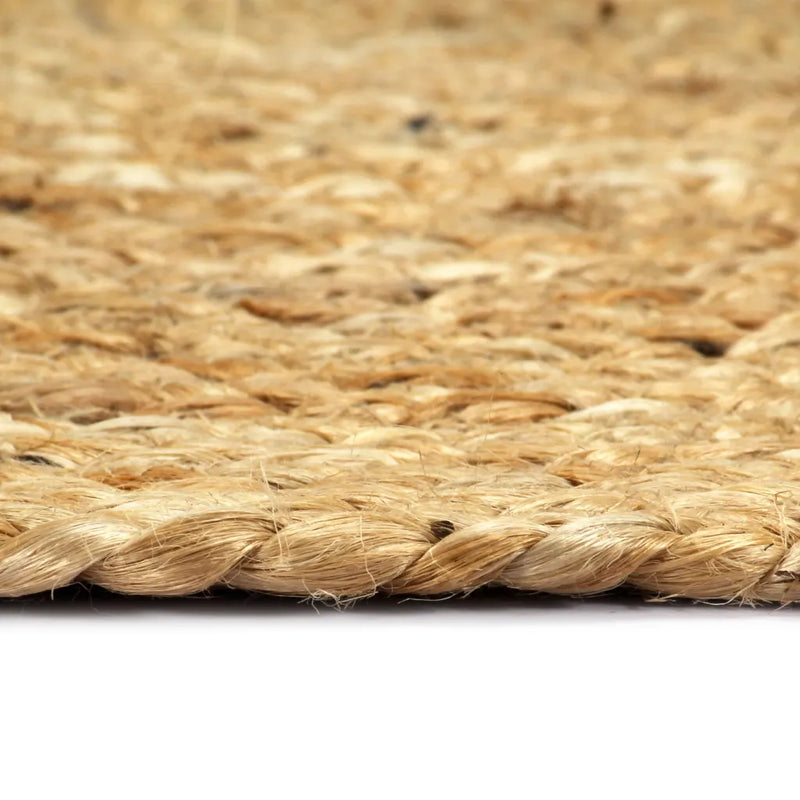 Placemats 4 pcs Plain Natural 38 cm Round Jute