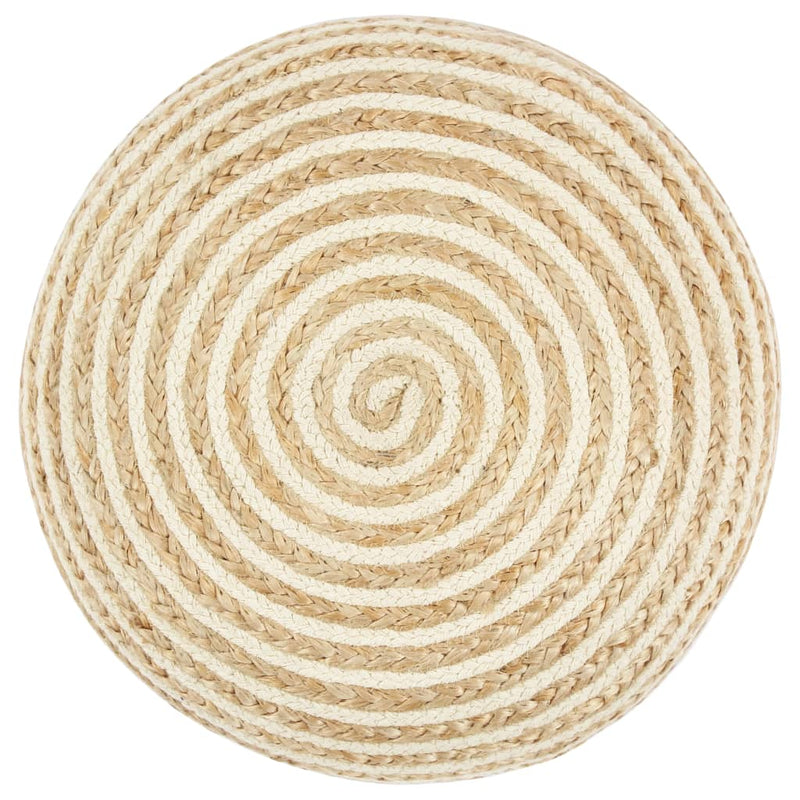 vidaXL Handmade Pouffe 45x30 cm Jute