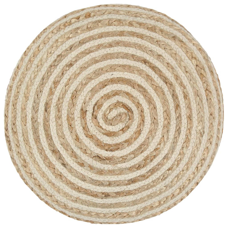 vidaXL Handmade Pouffe 40x45 cm Jute