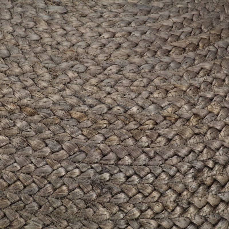 vidaXL Handmade Pouffe Light Grey 45x30 cm Jute