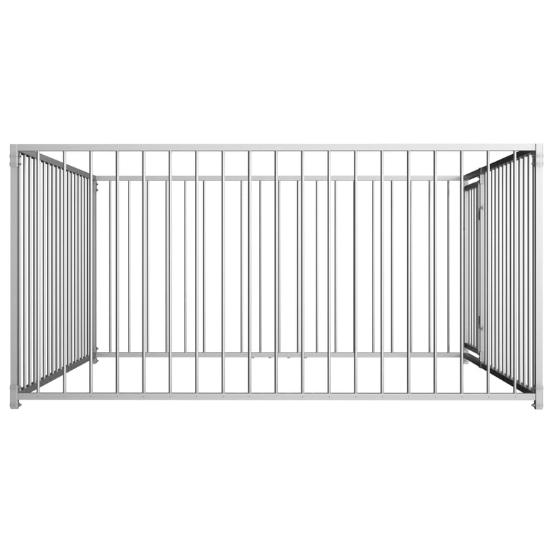 vidaXL Outdoor Dog Kennel 200x200x100 cm