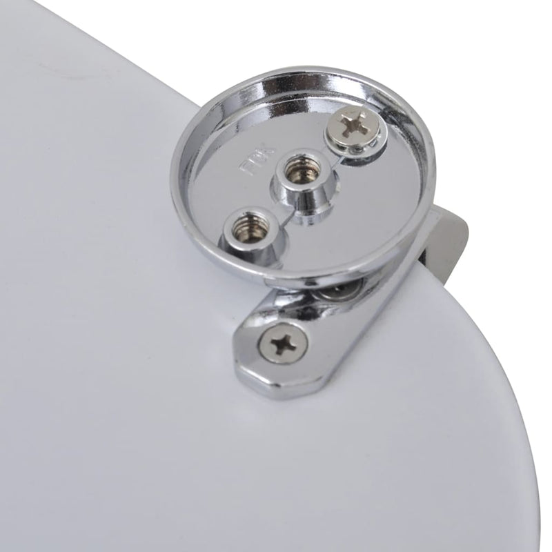 vidaXL Toilet Seats with Lids 2 pcs MDF New York