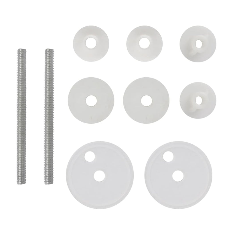 vidaXL Toilet Seats with Lids 2 pcs MDF New York