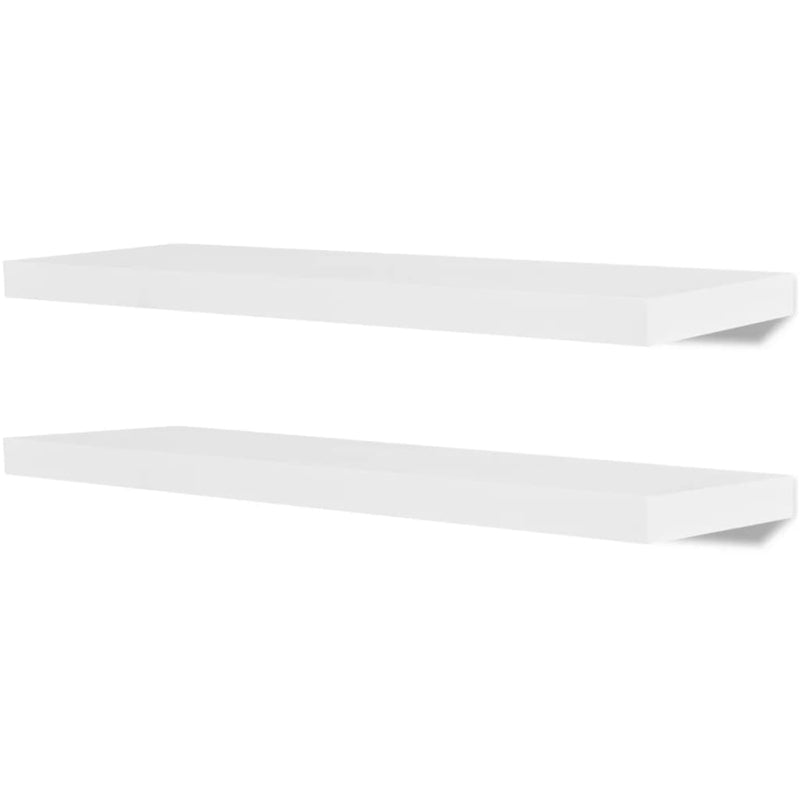 vidaXL Wall Shelves 4 pcs White 80 cm