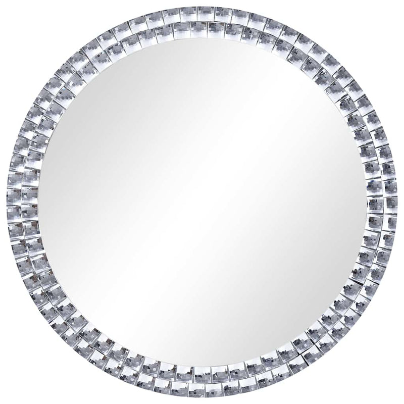 vidaXL Wall Mirror 50 cm Tempered Glass