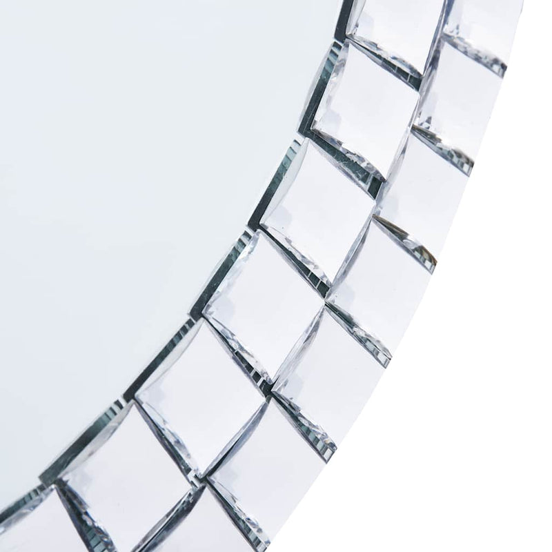 vidaXL Wall Mirror 50 cm Tempered Glass