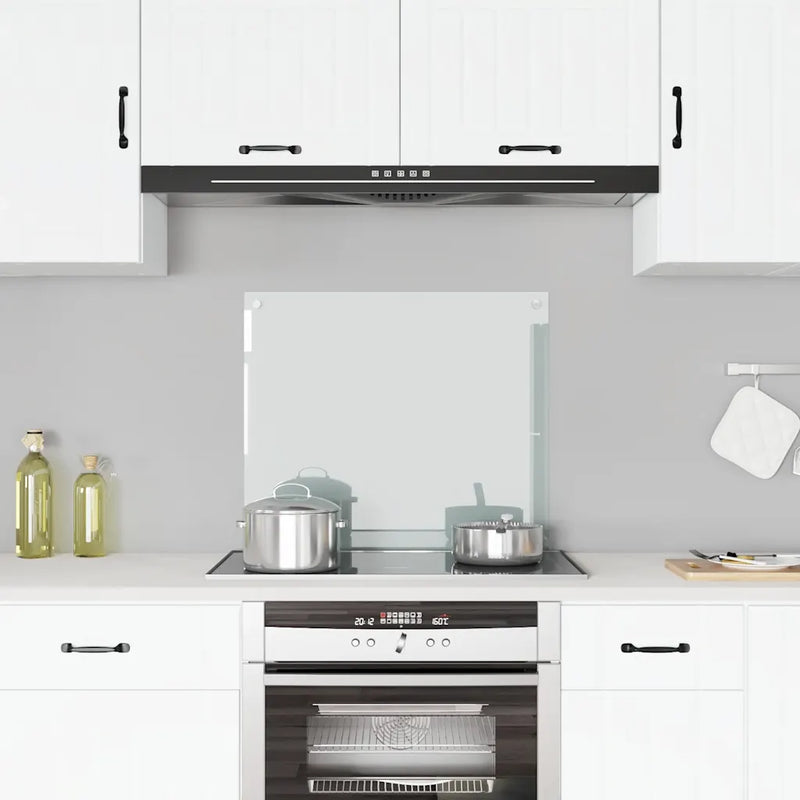 Kitchen Backsplash Transparent 70x60 cm Tempered Glass