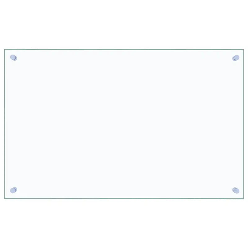 Kitchen Backsplash Transparent 80x50 cm Tempered Glass