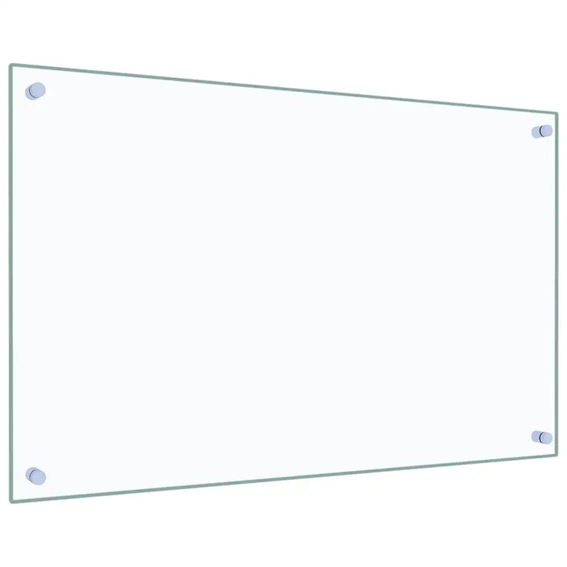 Kitchen Backsplash Transparent 80x50 cm Tempered Glass