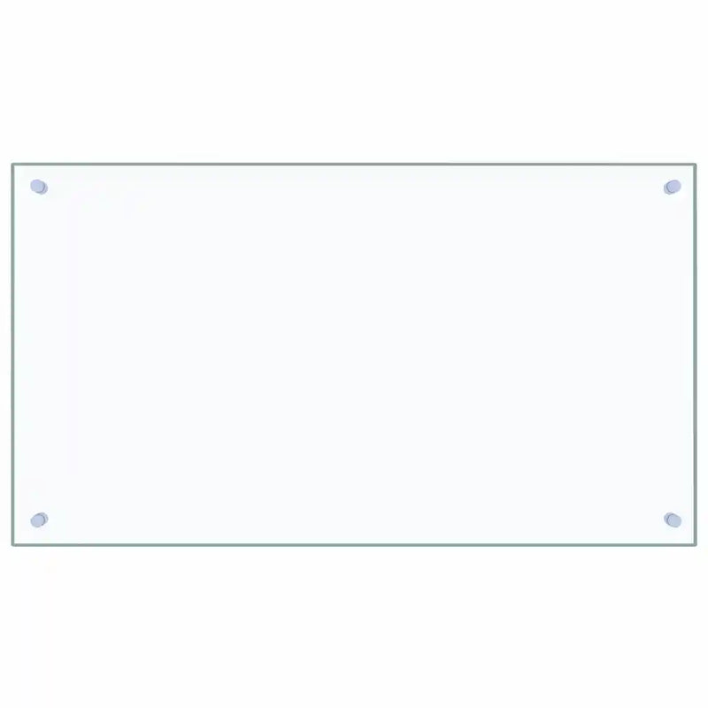 Kitchen Backsplash Transparent 90x50 cm Tempered Glass