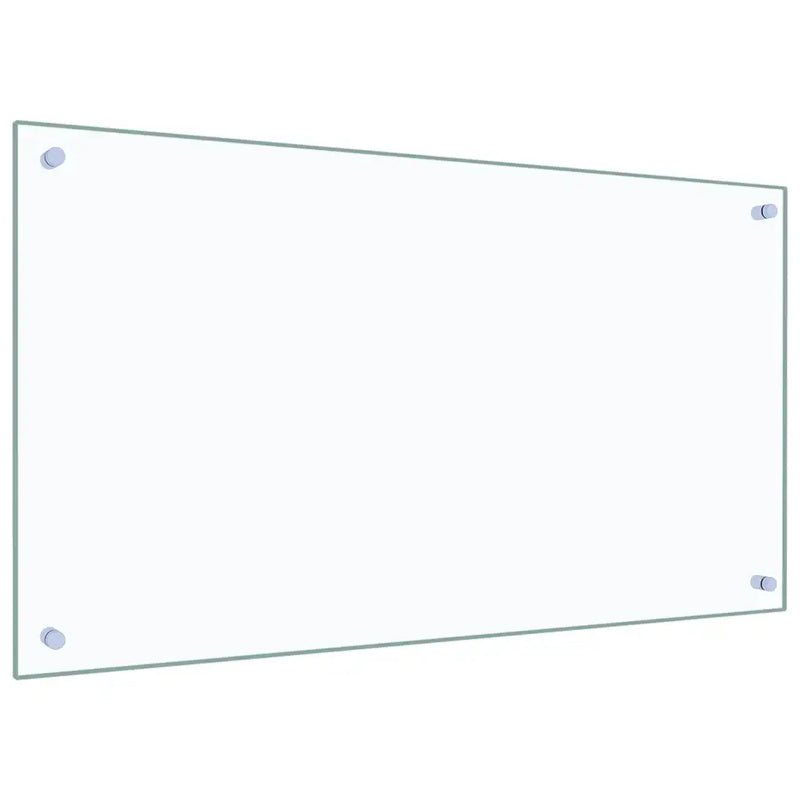 Kitchen Backsplash Transparent 90x50 cm Tempered Glass