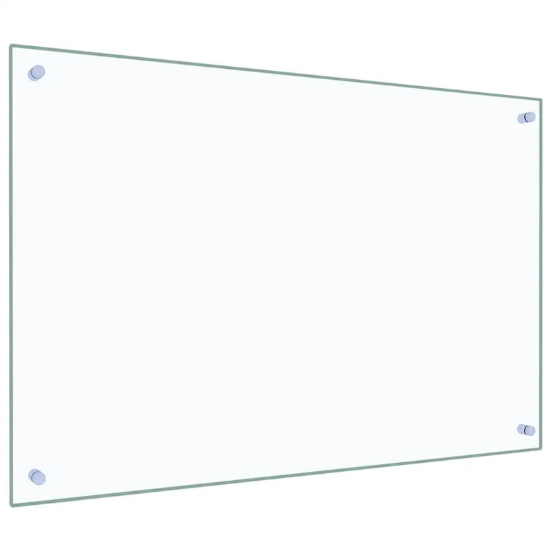 Kitchen Backsplash Transparent 90x60 cm Tempered Glass