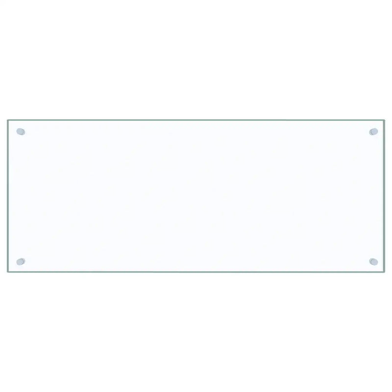 Kitchen Backsplash Transparent 100x40 cm Tempered Glass