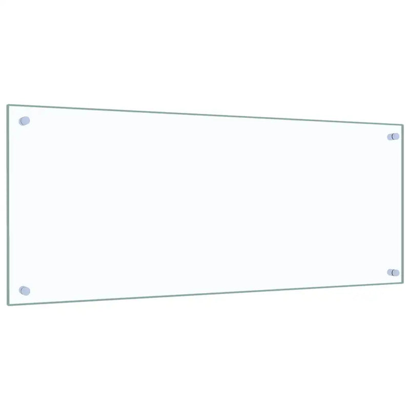 Kitchen Backsplash Transparent 100x40 cm Tempered Glass