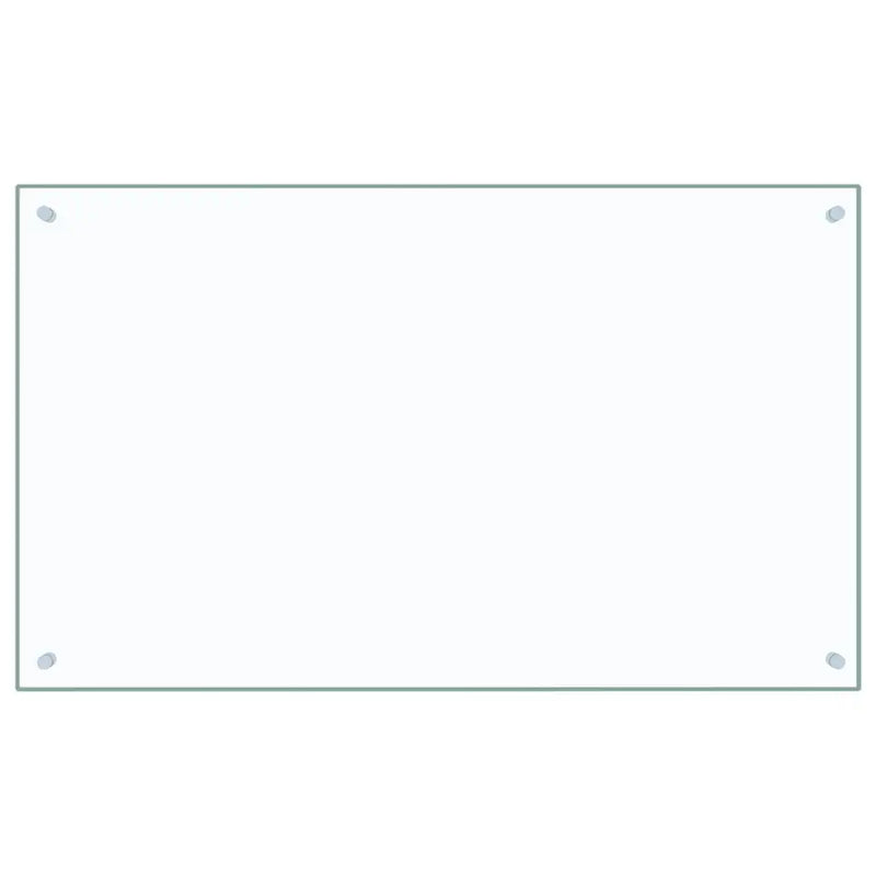 Kitchen Backsplash Transparent 100x60 cm Tempered Glass